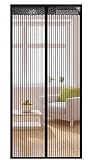 liveinu磁気スクリーンドア、アップグレードメッシュドア画面、12サイズAvailable FitsドアUp To 78 " x 85 " Max 35"x78" ブラック 84844649881
