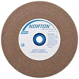Norton Bench and Pedestal Abrasive Wheel Type 01 Straight Aluminum Oxide 1 Arbor 5 Diameter 1/2 Thic