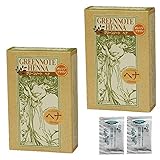 【セット】グリーンノートヘナ オレンジブラウン 100g×２個＋【特典】グリーンノート自然葉シャンプー5mlサイズ×2個