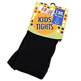 キッズ 女の子 綿混 タイツ&スパッツ 綿混素材で蒸れ軽減 16-p 135 タイツ黒