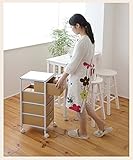 多段チェスト 4段 NOR0002WHNA 完成品 キャスター付き