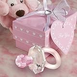 Choice Crystal Pink Pacifier Favors, 20 by Fashioncraft [並行輸入品]