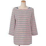 西松屋 ボートネック7分袖Ｔシャツ 【M・L】　M　トリコ