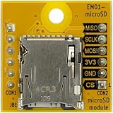 EM01-microSD microSDスロット搭載SDメモリモジュール SPIインターフェース(1個)
