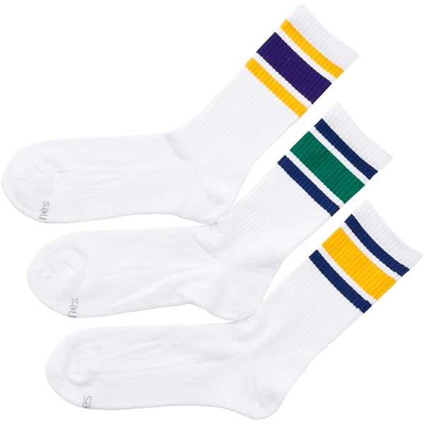 Amazon | [フルーツオブザルーム] 靴下 クルー丈 3Pパック アメリ