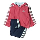アディダス(adidas) ベビー ウィンターもこもこフリース上下セット BQN76 AY6144 バヒアピンク/Cネイビー 100