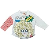 【春物】 SCOLAR(スカラ) 天竺脇裾タック入り長袖Tシャツ 100cm/オフシロ NO.CH-16SP-SC05