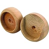 prime-line製品mp6794クローゼットポールソケット、1 – 3 / 8 in。内側の直径、Constructed木製、未完成、Stainグレード、パックの5ペア