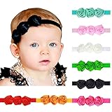 Enjoymart Baby Girls HairBand Beautiful Flower Hair Band Rose Hair Accessories 8Pack [並行輸入品]