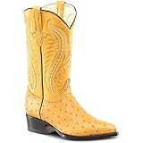 Tactical安全Essentials Bonanzaブーツ作業安全アウトドア靴51305 Ostrich Print WesternエキゾチックカウボーイブーツMade in Mexico Gen