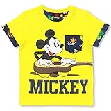 ベビードール ディズニー アロハ柄Tシャツ 子供服 DISNEY Collection 130cm イエロー