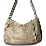 クラシックフェイクレザーのポケットいっぱいミニショルダー　LB