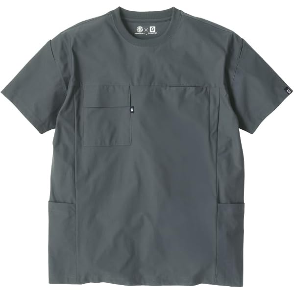 Amazon | [ランバー] メール便 発送 半袖 Tシャツ POCKET EMBLEM T