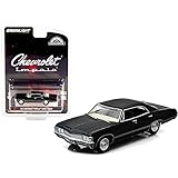 グリーンライト 1/64 シボレー インパラ スポーツセダン 1967 ブラック Greenlight Chevrolet Impala Tuxedo Black ミニカー [並行輸入品]