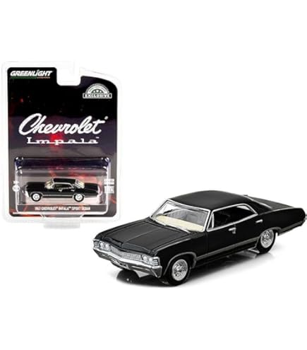 Amazon | グリーンライト 1/64 1967 シボレー インパラ スポーツセダン