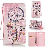 Jansuke Samsung Galaxy J7 (2017 Model) ケース カバー バンパー 手帳型 3D 合皮 PU レザー ストラップ付き アートデザイン 色鮮やか 図柄 お洒落 便利 