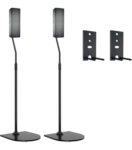 Height Adjustable UFS-20 Stand for Bose Speaker Stands, with