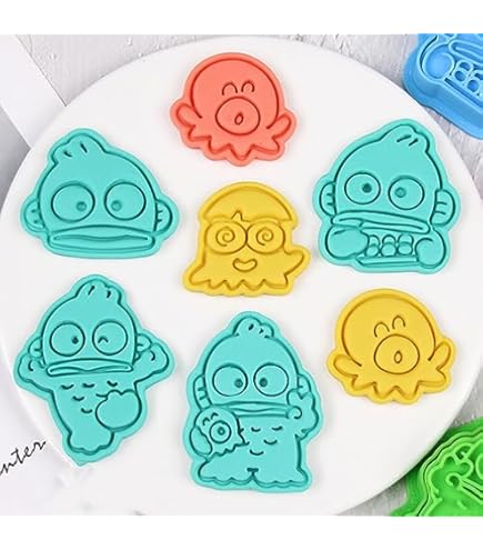 Amazon｜ULOVEJOYクッキー 型抜きハンギョドン クッキー型 6個セット
