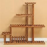 JCRNJSB® ソリッドウッドフラワーシェルフランディングマルチレイヤー肉高と低盆栽バルコニー緑大根のリビングルーム屋内と屋外の植木鉢ラック 折りたたみ式、フラワースタンド ( サイズ さいず : 
