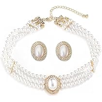 パール アクセサリー まとめ売り 3 Amazon | [Aleasha] 結婚式 パール ネックレス ピアス セット 白