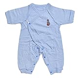 (ocean&ground) オーシャン＆グラウンド ロンパース 新生児 長袖 肌着 短肌着 1710101 ベビー 赤ちゃん コンビ肌着 女の子 男の子 無地 シンプル 動物 アニマル