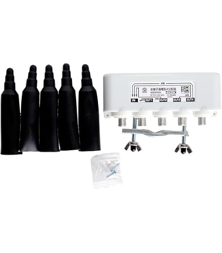 Amazon | マスプロ電工 4分配器 3224MHz対応 屋外（内）用 全端子電流