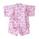 ミキハウス ホットビスケッツ (MIKIHOUSE HOT BISCUITS) 甚平スーツ 72-7518-974 100cm ピンク