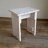 リサイクルウッド　ベンチS　ホワイト