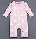 かわいい服男の子と女の子Tシャツ+スリングウサギのパターン綿の長袖パンツファッションギフトロンパース