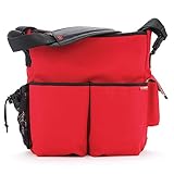 (スキップホップ) SKIP HOP マザーズバッグ 使いやすい レッド DUO Deluxe Edition Red