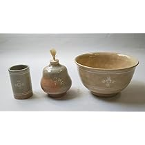 茶道具 茶箱用 茶碗 茶巾筒 振出 セット 御本 狂言袴 黒石窯 榊原勇一 新品