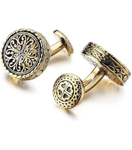 本鼈甲カフスセット Ｋ18のライン入り二色 本鼈甲カフスセット K18のライン入り二色 本鼈甲カフスセット K18の