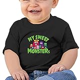 楽しい　小さいモンスター　コレクション子供服 ベビーTシャツ 半袖 男の子 女の子 クルーネック カジュアル