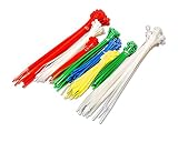 NavePoint Nylon Cable Ties - Multipack - various sizes and colors - 200 Pieces [並行輸入品]
