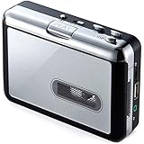 HIL PC不要！カセットテープ USB変換プレーヤー カセットテープデジタル化 MP3コンバーターMP3の曲を自動分割！USBメモリー保存！