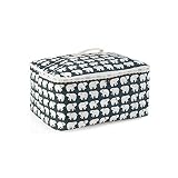 Fieans Collapsible Storage Bag, Blanket Bag, Closet Soft Storage Bag, Sweater Organizer Box with Zip
