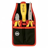 Wiha 32871 Insulated Screwdriver and Pliers Belt Pack Kit, 3 Piece by Wiha