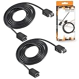 Orzly SNES Mini NES Mini 延長ケーブル [2x] 6フィート/1.8M コントローラーケーブル延長リード スーパー任天堂とNES [クラシックエディション] & [Nintendo Classic Mini] モデル用