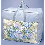 日本製羽毛合い掛けふとん ブルー