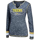 NCAAミズーリ大学カレッジ長袖分割クルーネックTee M ブラック