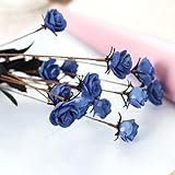 Remiel Store人工PE Fakeローズ花花ウェディングブーケブライダル紫陽花パーティーホームアート装飾 length:50cm & diameter:2.5cm