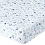 Babies R Us Percale Crib Sheet - Sports Numbers by Babies R Us