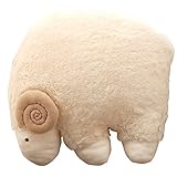 オーガニックコトン　ひつじクッション ：ひつじの足の間に赤ちゃんの背中をはめる!