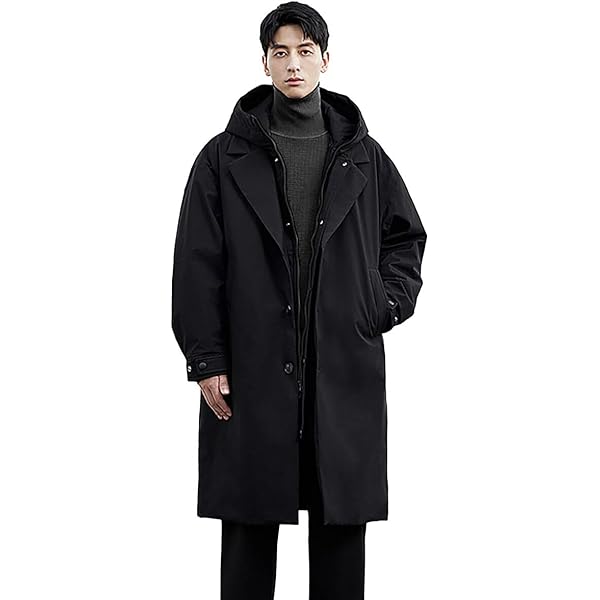 Amazon | MADE IN USA 米軍 NEPTUNE GARMENT CO. ブラックトレンチ