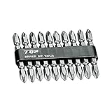 トップ(TOP) ドライバビット 電動ドリル用 マグネット付 10本組 DB2-6510