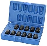 Grey Pneumatic (1211P) 3/8' Drive 11-Piece Pipe Plug Socket Set [並行輸入品]