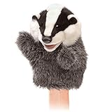 Folkmanis Little Badger Hand Puppet [並行輸入品]