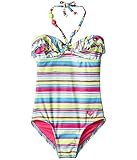 [ロキシー] Roxy Kids ガールズ Island Tiles One-Piece (Toddler/Little Kids) 水着 Sunny Lime 6 Little Kids [並行輸入