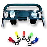 （Island Puppy) ベビーカー ドリンク ホルダー マザーズ バッグ 可愛い ハンガー 2個付き