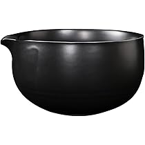 Amazon｜抹茶碗 ホワイト 約奥12cm×高6.7cm 焼締め手付抹茶碗